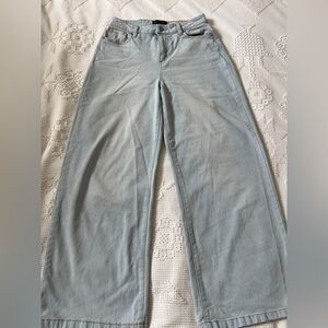 pale Blue Wide-Leg Jeans BCBGeneration